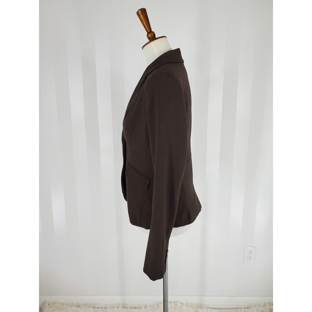 NEW YORK & CO Women's Brown Blazer Sz 6 - Picture 3 of 11